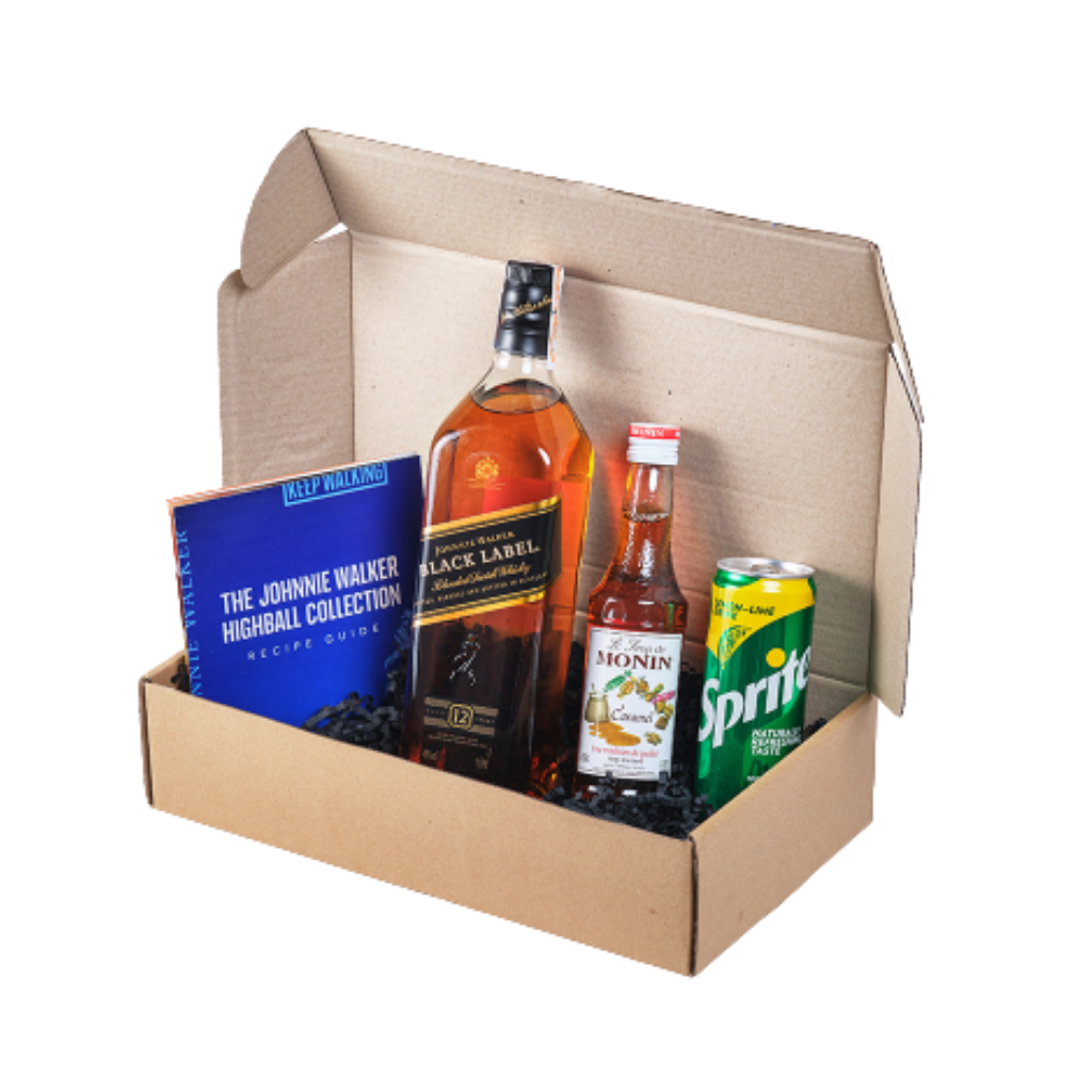Johnnie Walker Black Label 12 Year Old 1L + FREE Cocktail Kit