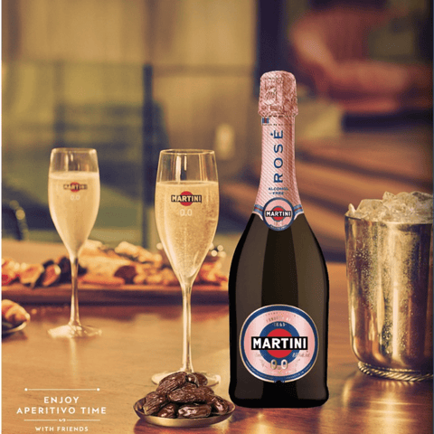 Martini 0.0 Rose Spumante Alcohol Free 75cl