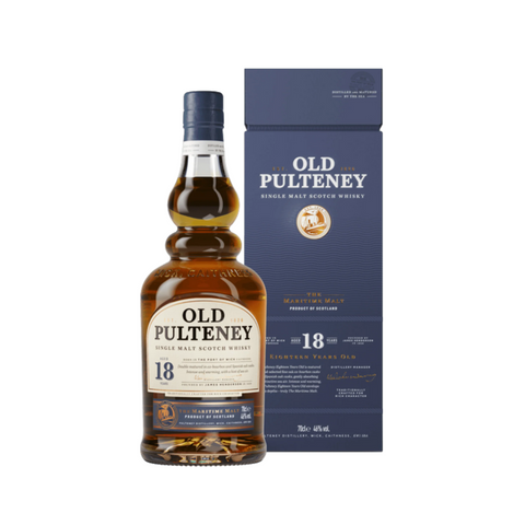 Old Pulteney 18 Year Old Single Malt Scotch Whisky 70cl