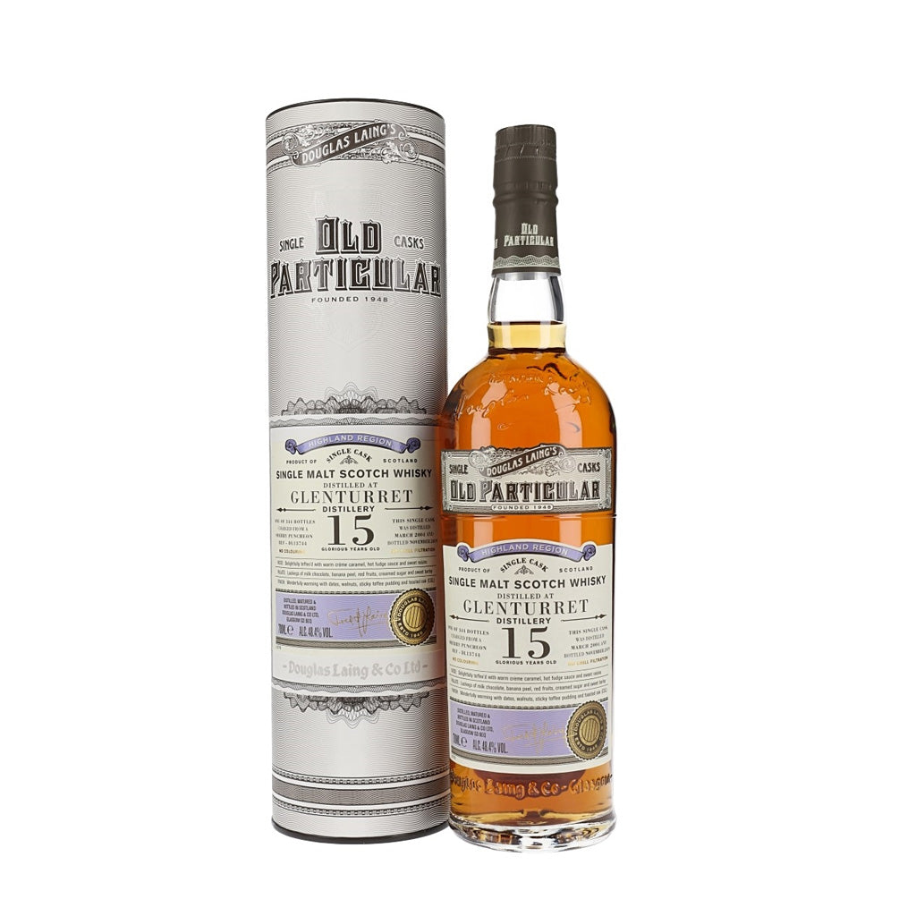 Old Particular - Glenturret 15 Year Old (Sherry Puncheon Cask) 70cl