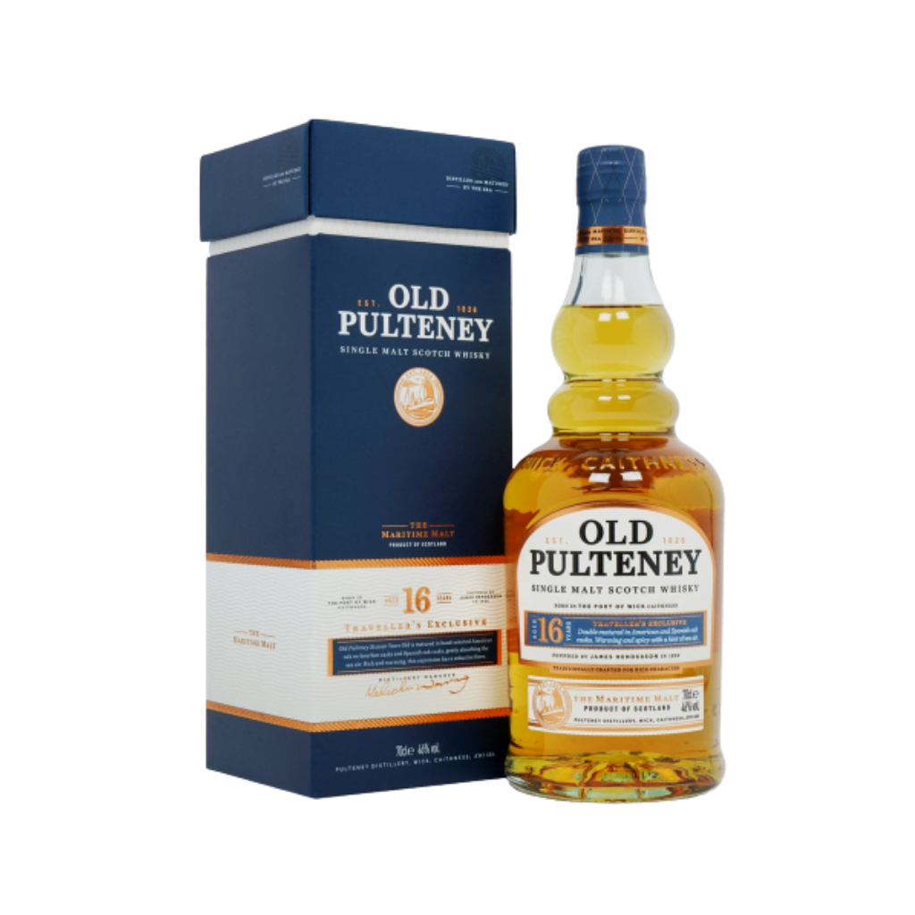 Old Pulteney 16 Year Old Single Malt Scotch Whisky 70cl