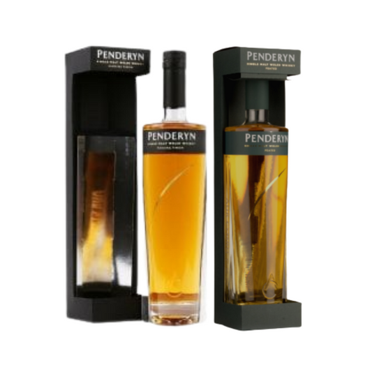 Penderyn Madeira Gold 70cl + Penderyn Peated Gold 70cl