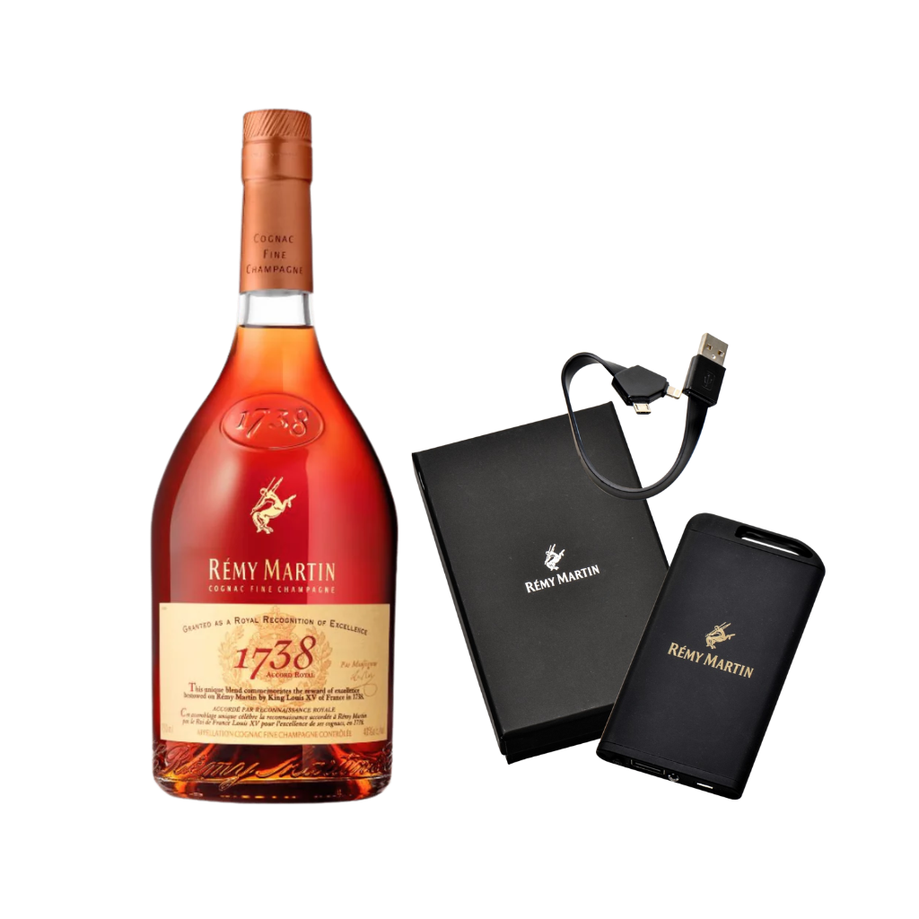 Remy Martin 1738 Accord Royal 70cl + FREE Power Bank