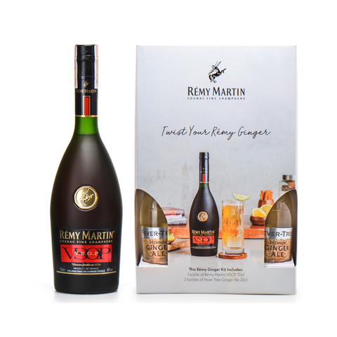 Remy Ginger Bundle: Remy VSOP 70cl + (2) Fever Tree Ginger Ale