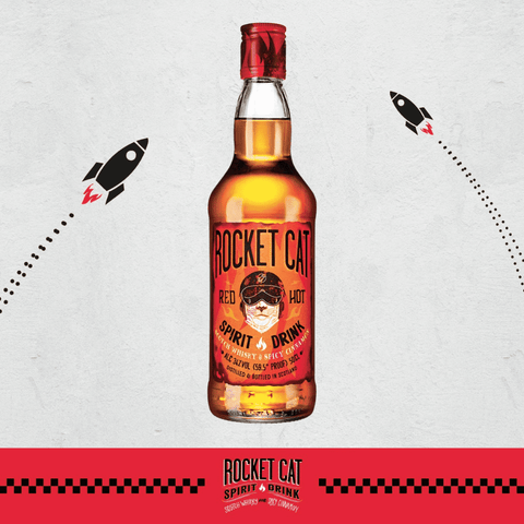 Rocket Cat Spicy Cinnamon Whisky Liquer 50cl