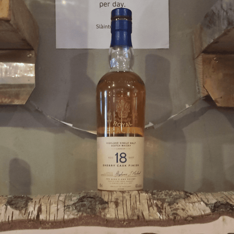 Royal Brackla 18 Year Old Whisky Sherry Cask Finish 70cl