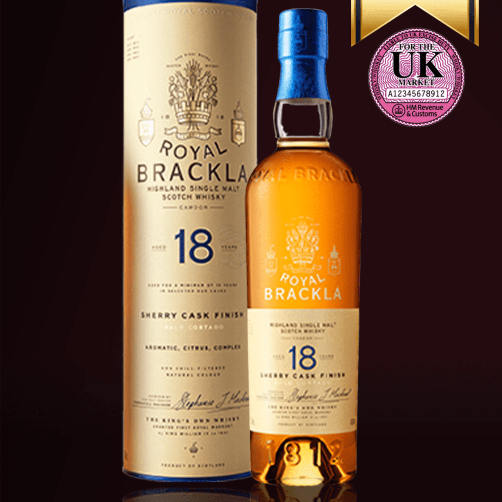 Royal Brackla 18 Year Old Whisky Sherry Cask Finish 70cl