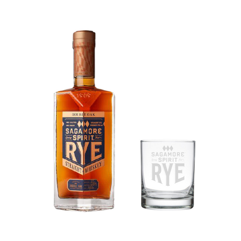 Sagamore Spirits Rye Double Oak 70cl + 1 Free Rocks Glass