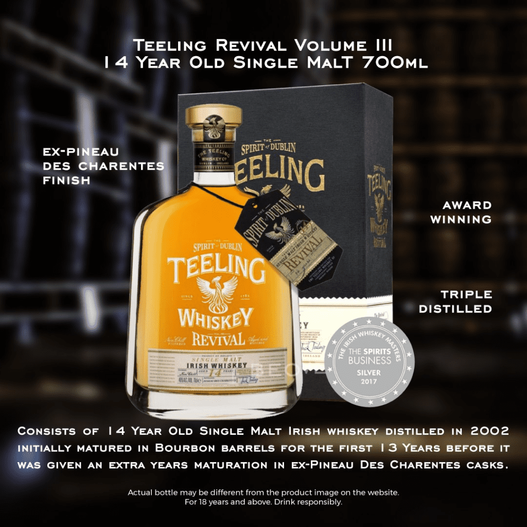 Teeling Revival Vol. III - 14 Year Old Single Malt Irish Whiskey 70cl