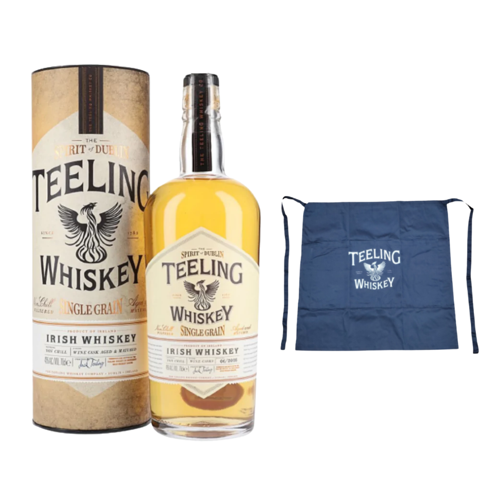 Teeling Single Grain Irish Whiskey 70cl + FREE Teeling Apron
