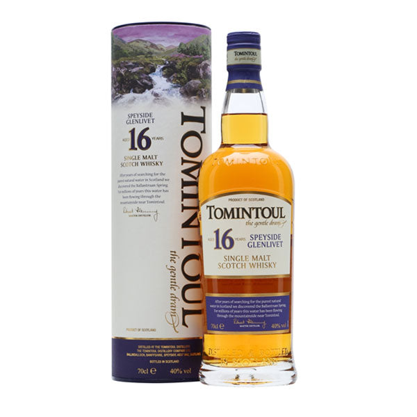 Tomintoul 16 Year Old Single Malt Whisky 70cl