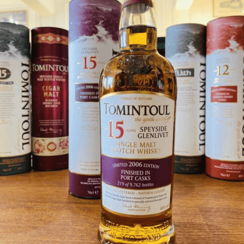 Tomintoul 15 Year Old Portwood Finish Whisky 70cl