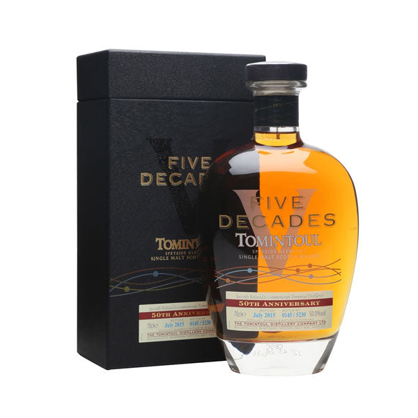 Tomintoul Five Decades 50th Anniversary 70cl