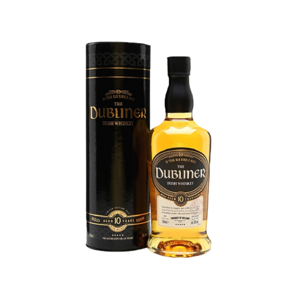 Dubliner 10 Year Old Single Malt Irish Whiskey 70cl