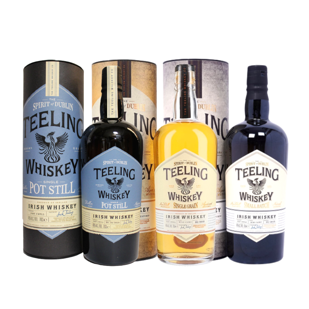 Teeling Trinity Bundle (Pot Still 70cl, Single Grain 70cl, Small Batch 70cl)