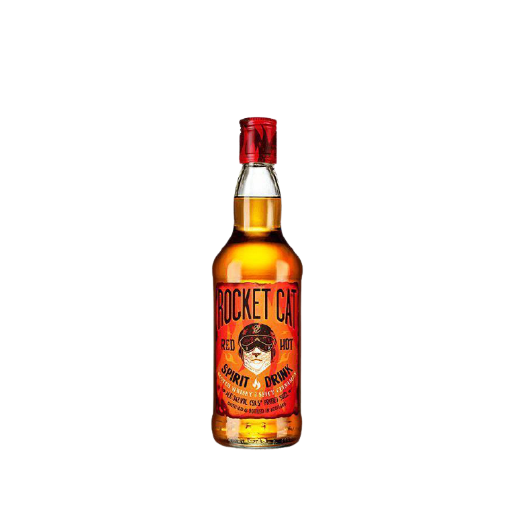 Rocket Cat Spicy Cinnamon Whisky Liquer 50cl