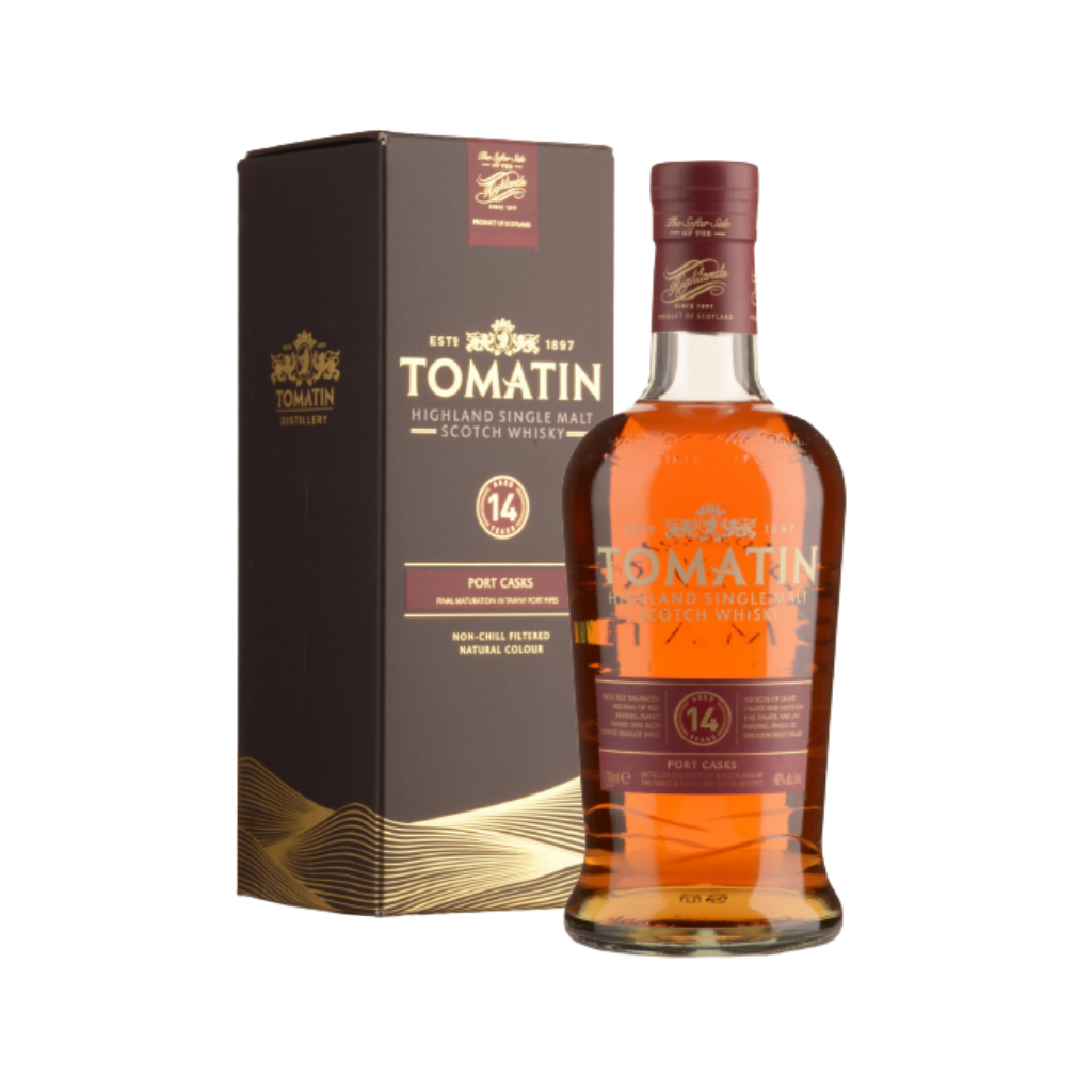 Tomatin 14 Year Old Port Cask Whisky 70cl