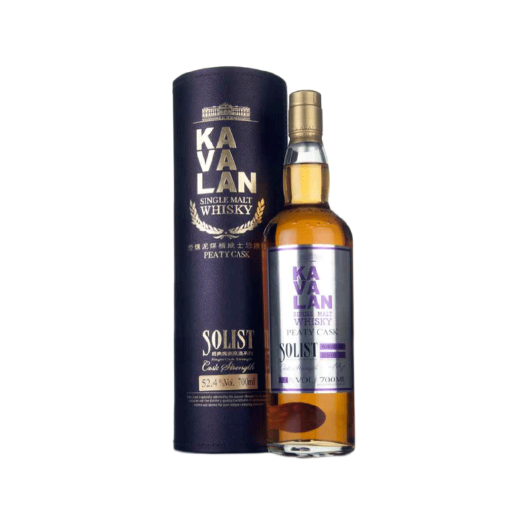 Kavalan Solist Peaty Cask with Ian Chang Signature