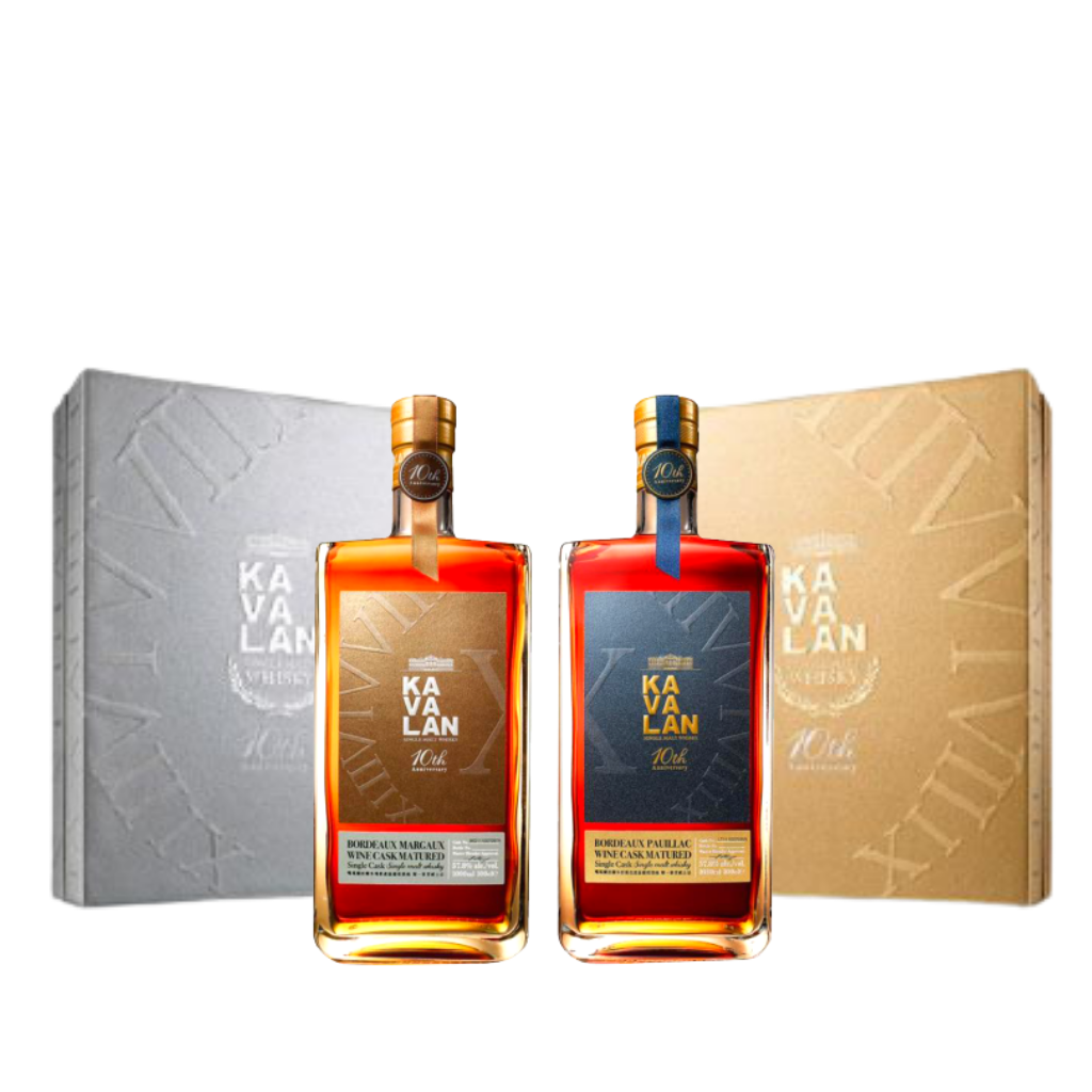 Kavalan 10th Anniversary Limited Gift Set 1L (2 Bottles