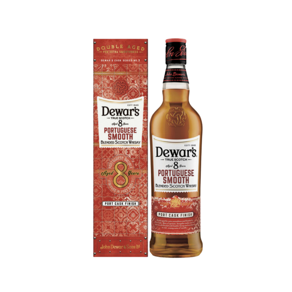 Dewars 8 Year Old Portuguese Smooth Blended Scotch Whisky 75cl