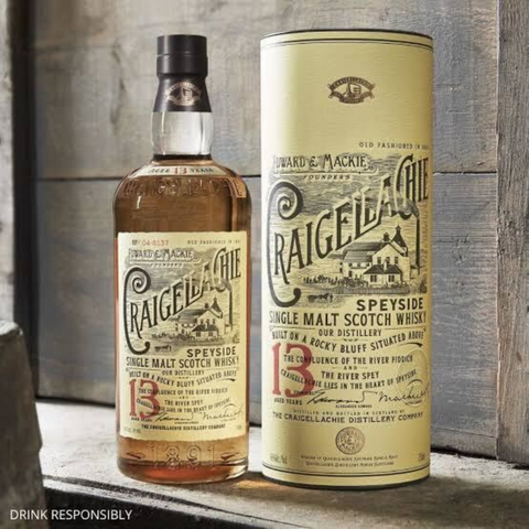 Craigellachie 13 Year Old Speyside Scotch Single Malt Whisky 70cl