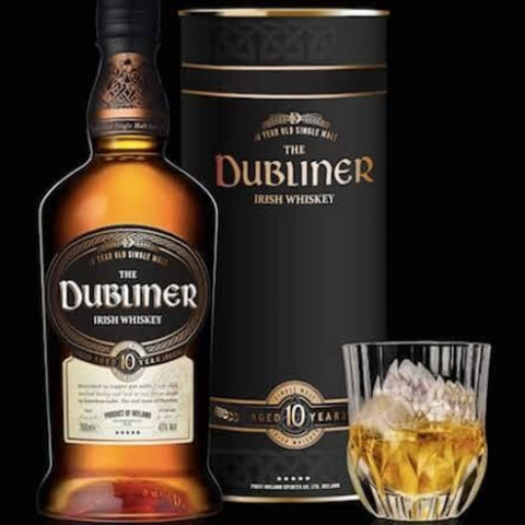Dubliner 10 Year Old Single Malt Irish Whiskey 70cl