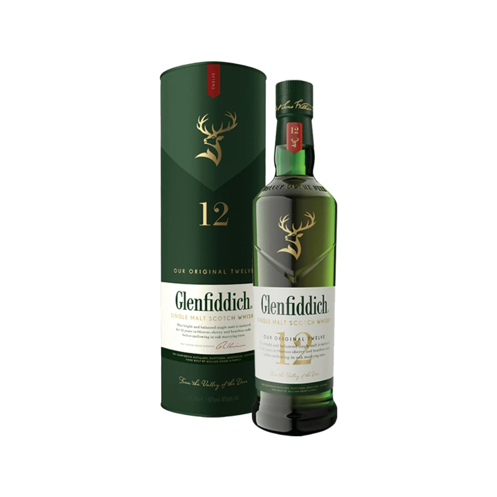 Glenfiddich 12 Year Old Single Malt Scotch Whisky, Speyside