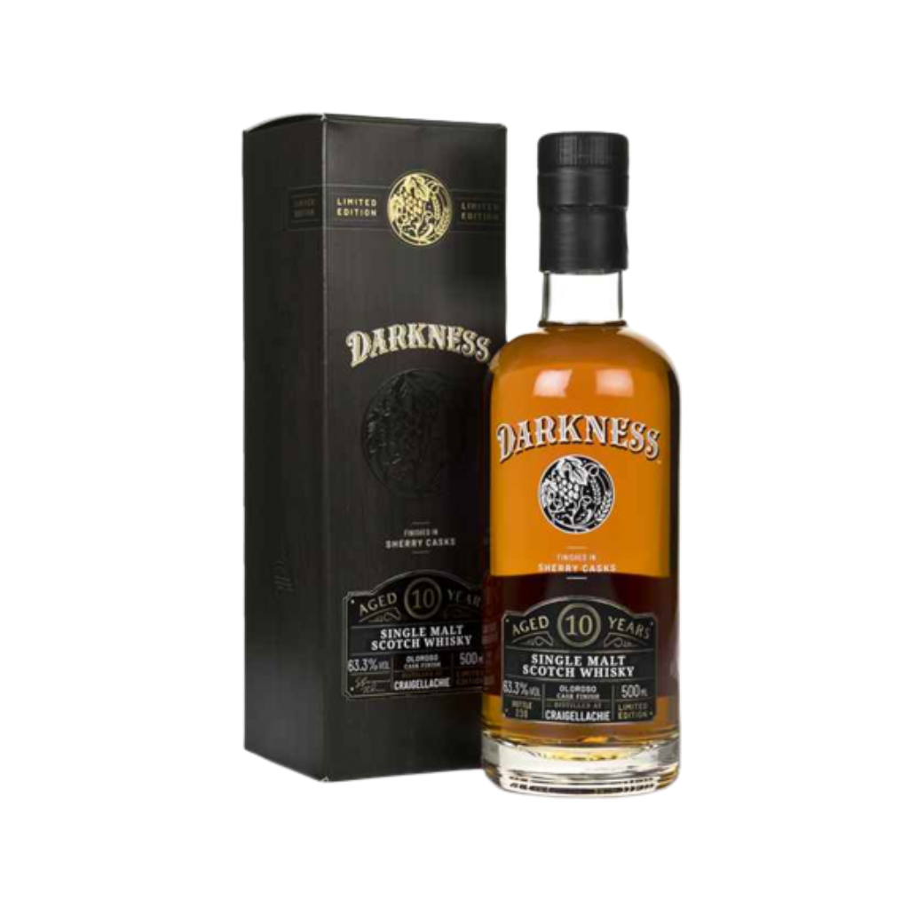 Darkness - Craigellachie 10 Year Old 1st Fill Oloroso Octave Cask Finish 50cl - Limited Edition