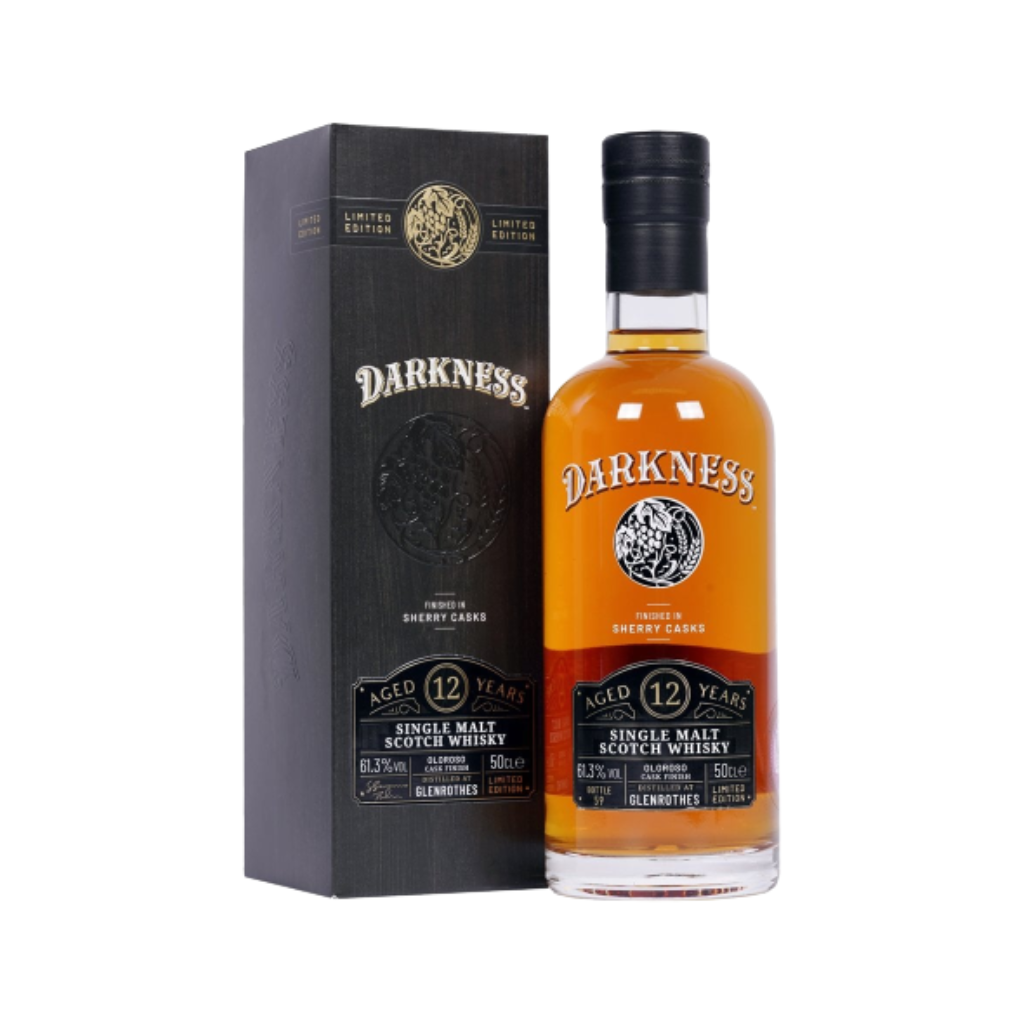 Darkness - Glenrothes 12 Year Old 1st Fill Oloroso Octave Cask Finish 50cl - Limited Edition