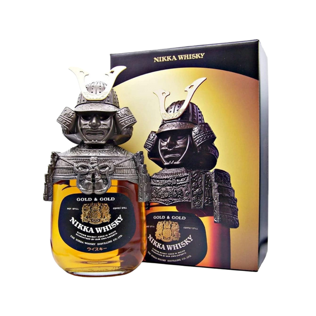 Nikka Gold & Gold Samurai Edition Japanese Whisky 75cl (Plastic Armor)