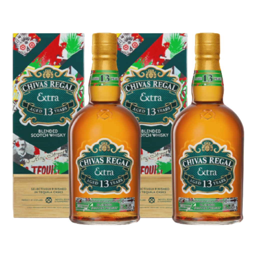 Chivas Extra 13 Tequila Cask 70cl (2 Bottles)
