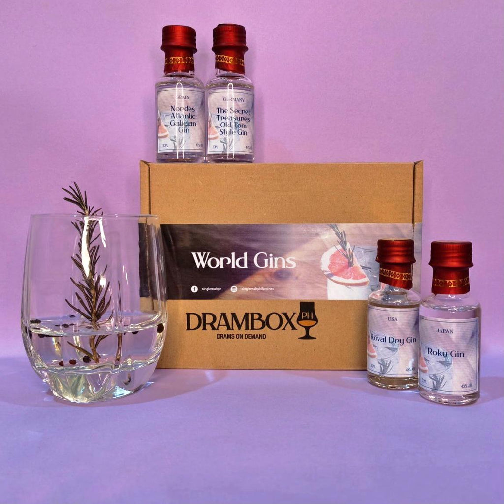 Drambox - World Gin Tasting Sampler Pack
