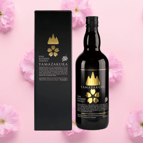 Yamazakura Black Japanese Blended Whisky 70cl - Asaka Distillery