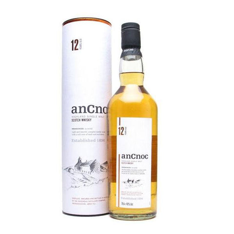 Ancnoc 12 Year Old Scotch Whisky 70cl