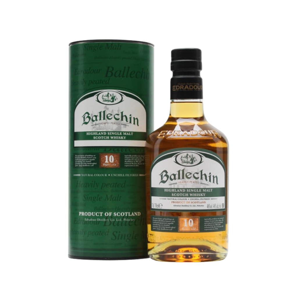 Ballechin 10 Year Old Heavily Peated Single Malt Whisky 70cl