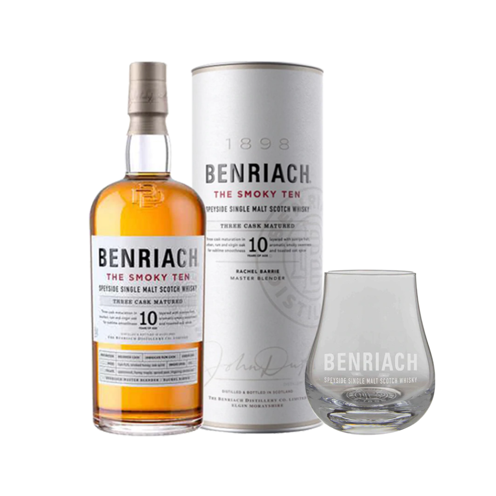 Benriach 10 Year Old Smoky + Dram Glass