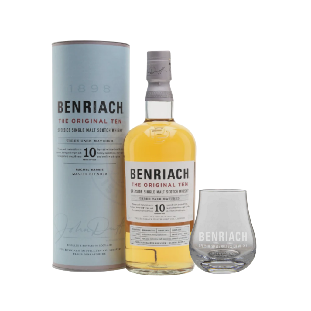 Benriach 10 Year Old + Dram Glass