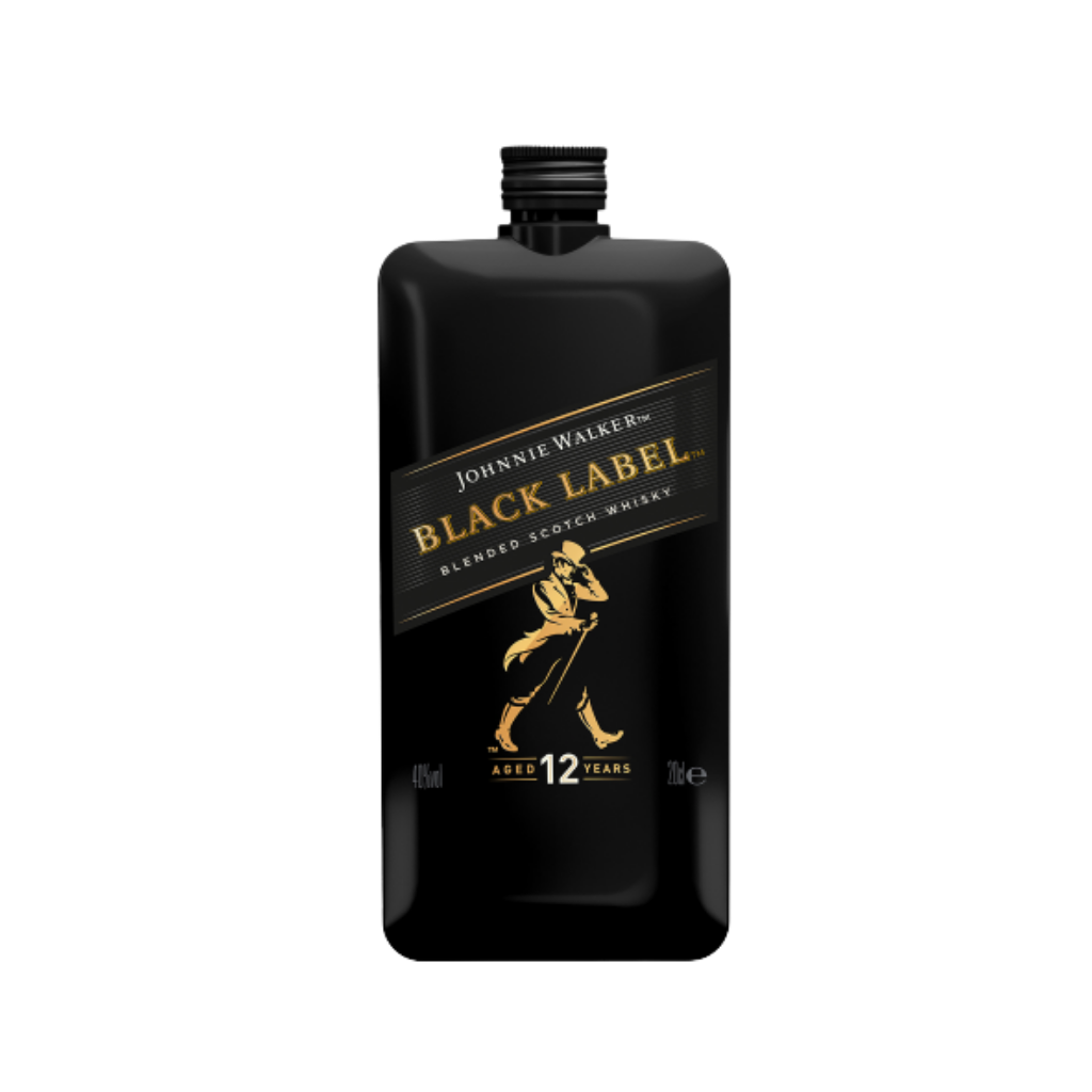 Johnnie Walker Black Label Pocket Scotch 20cl