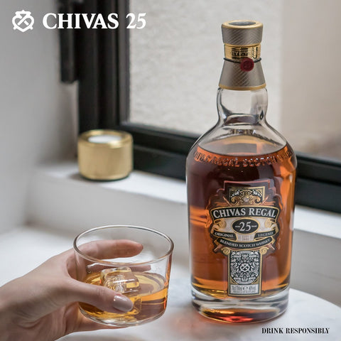 Chivas Regal 25 Year Old Blended Scotch Whisky 70cl