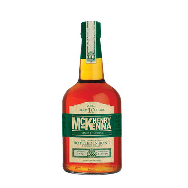 Henry McKenna 10 Year Old Bottled in Bond Single Barrel Bourbon 75cl