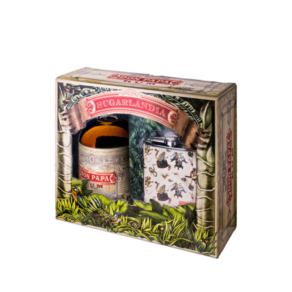 Don Papa 7 Year Old Rum with Flask 70cl