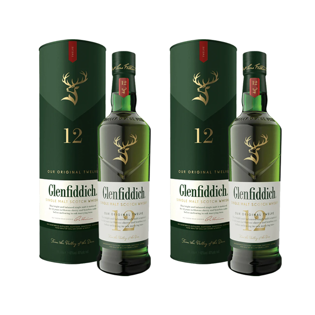 Glenfiddich 12 Year Old (2 bottles) 70cl