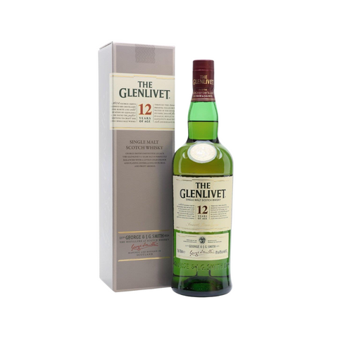 Glenlivet 12 Year Old Single Malt Whisky 70cl (Old Packaging)