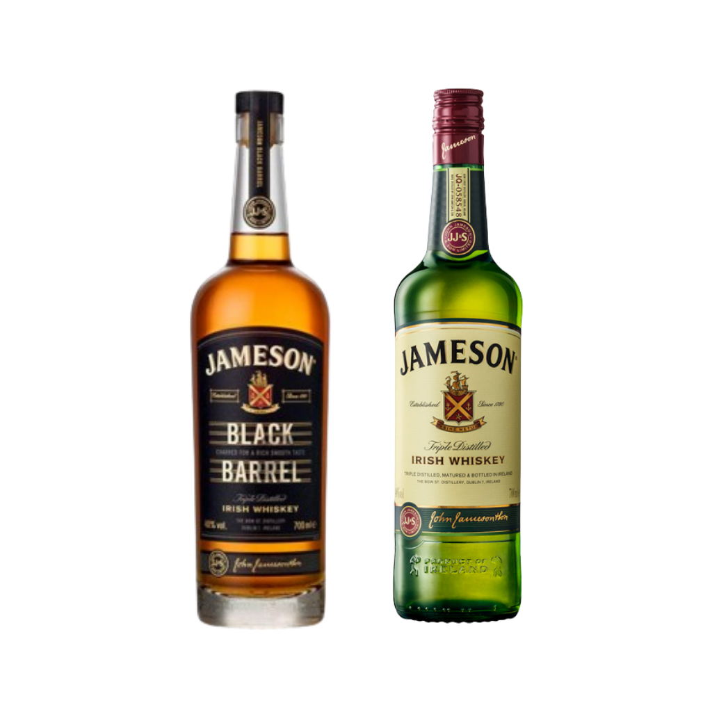 Jameson Black Barrel + Jameson Original 70cl