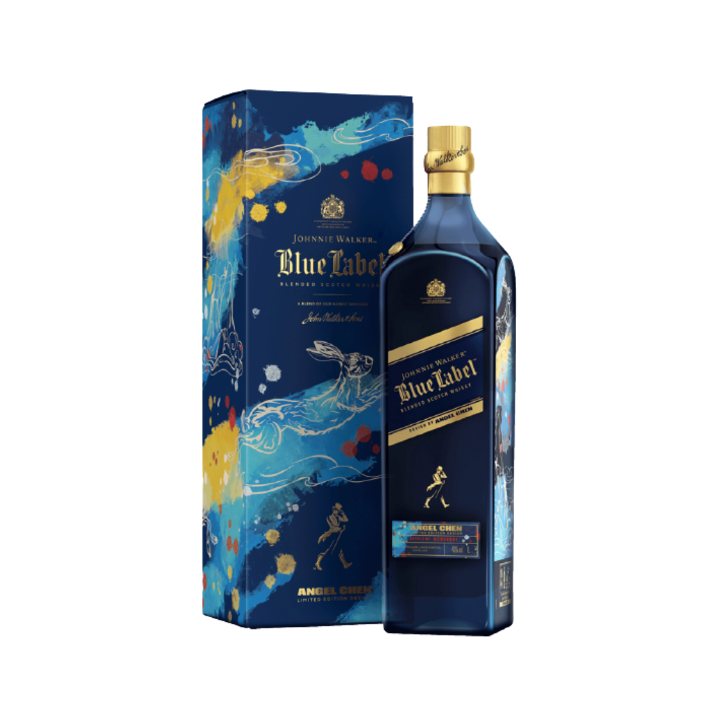 Johnnie Walker Blue Label Year of the Rabbit Limited Edition Designed by Angel Chen 40% 1L