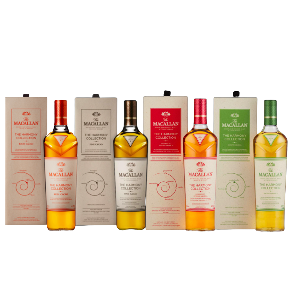 The Macallan Harmony Collection - Rich Cacao, Fine Cacao, Intense Arabica, Smooth Arabica 70cl