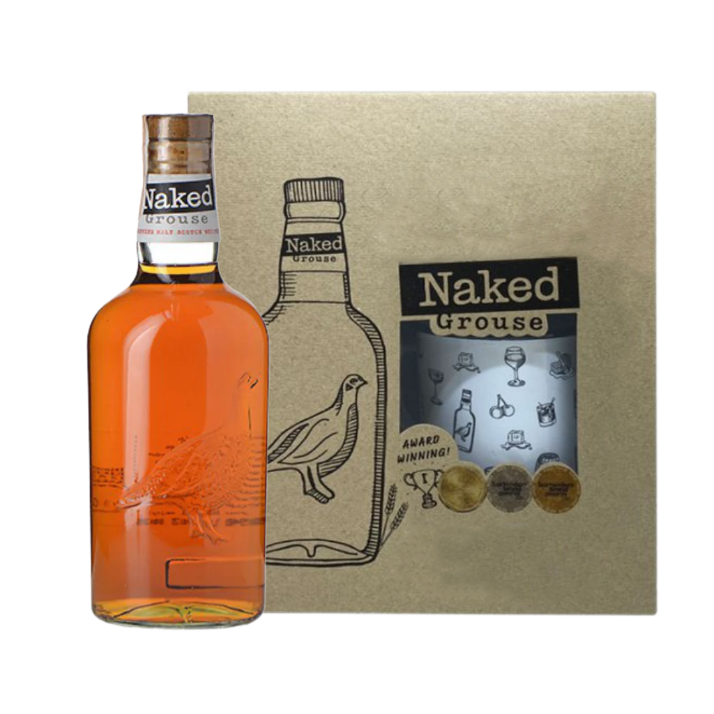 Naked Grouse Gift Set with Branded Enamel Mug 70cl