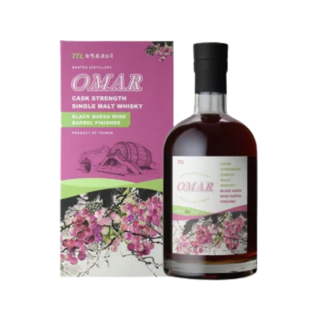 Omar Single Malt - Black Queen Wine Cask Finish 70cl 52% - Limited Release