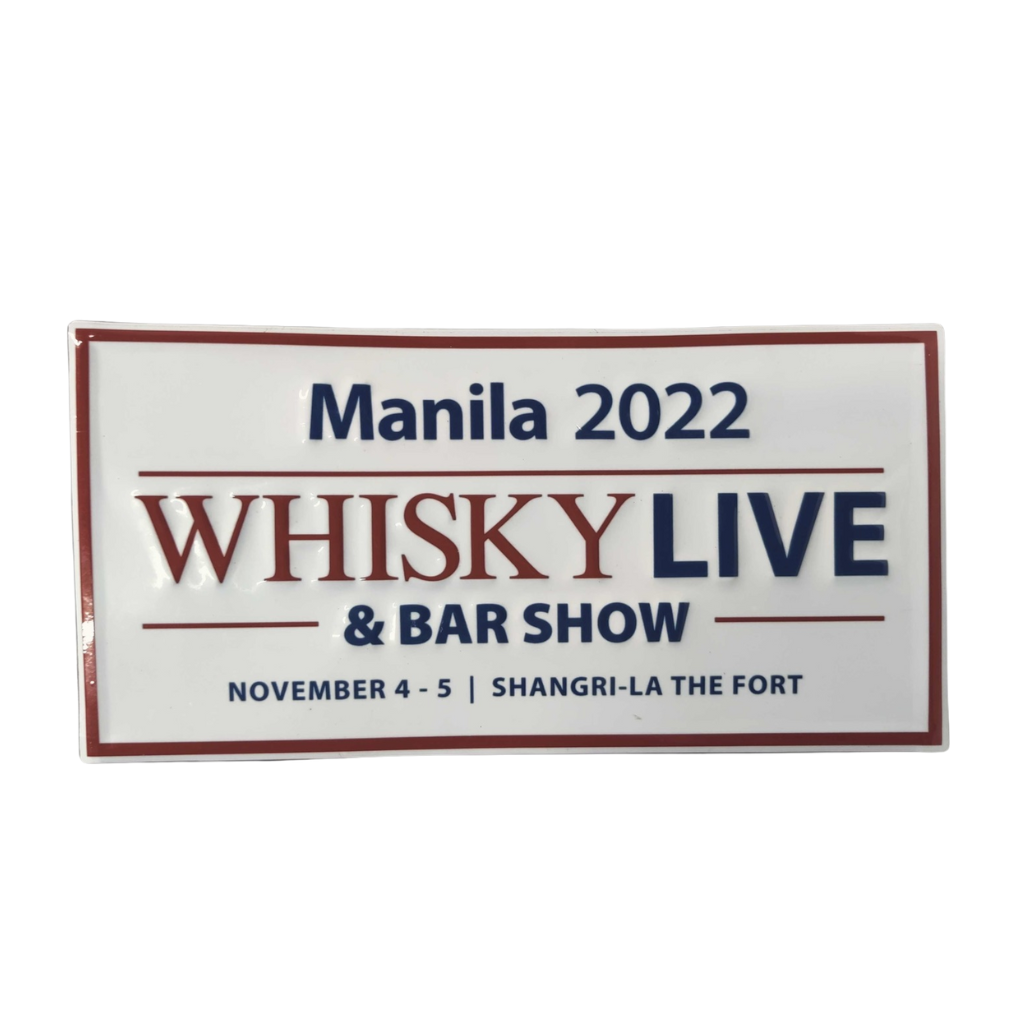 Whisky Live License Plate