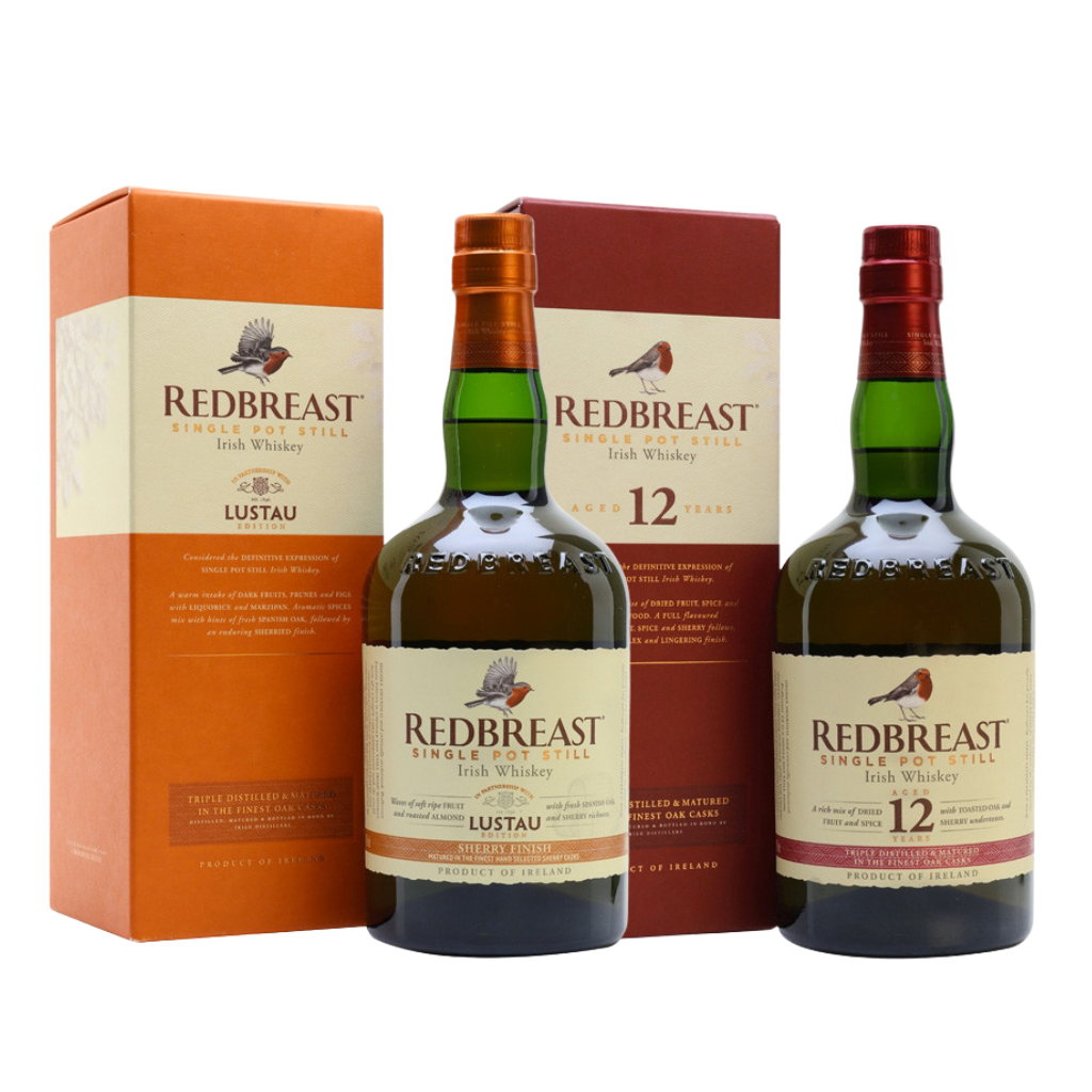 Redbreast Lustau + Redbreast 12 Year Old Irish Whiskey 70cl